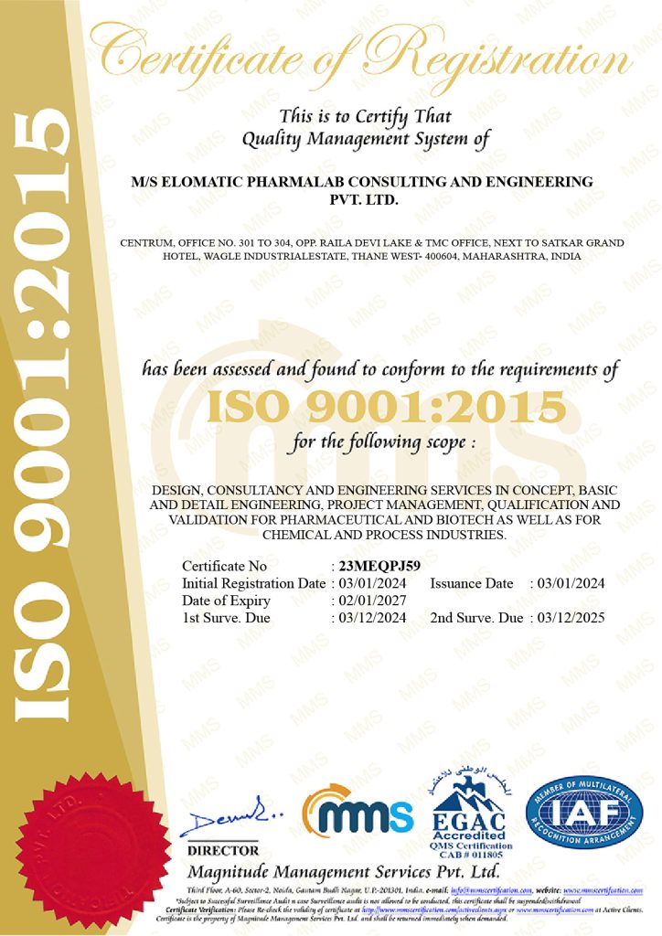 ISO Certificate Valid to 2027